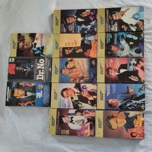 Sean Connery James Bond VHS set